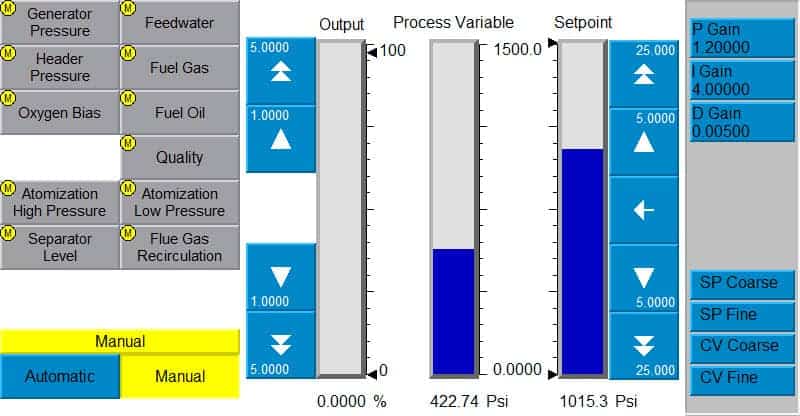 FlexStream Main Process Control